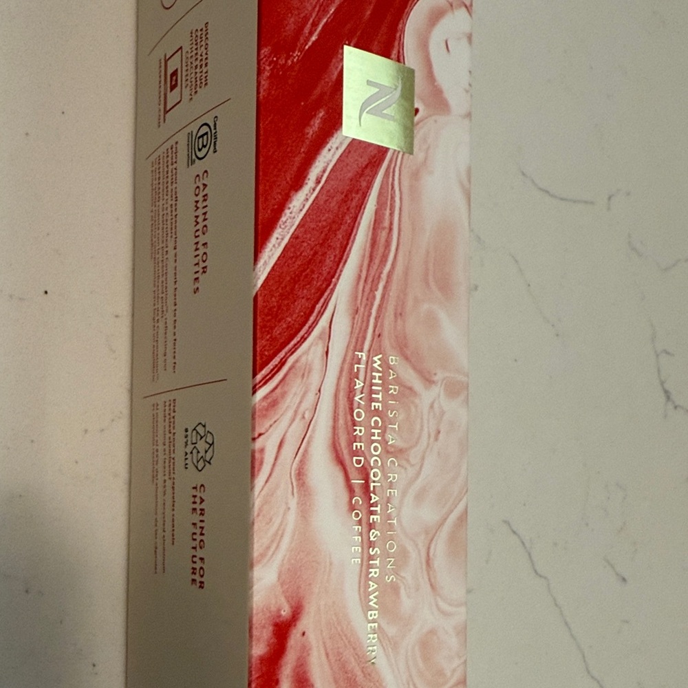Nespresso Barista Creations Red and White Capsules
